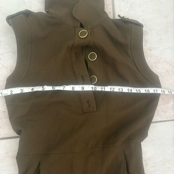 Massimo Dutti big button pencil skirt bottom dress tennis dress y2k classy - Picture 3 of 6